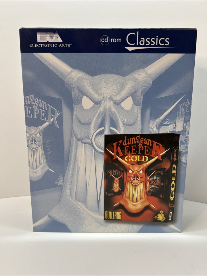 Dungeon Keeper Gold - PC CD-ROM GAME - EA 1998 BIG BOX