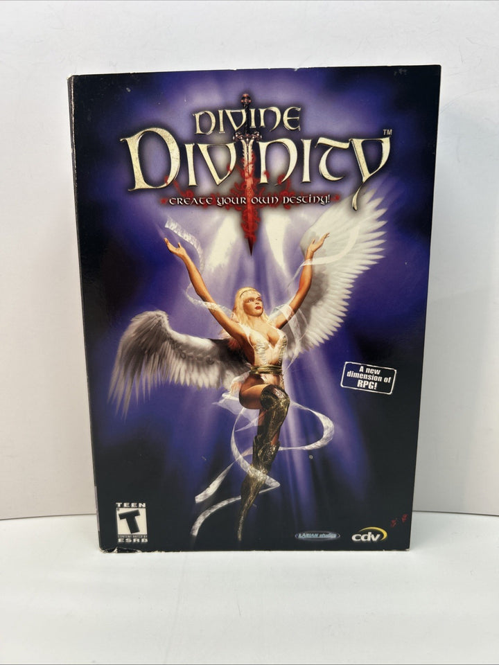 Divine Divinity Create Your Own Destiny PC Game 3 CD-ROM Big Box Complete