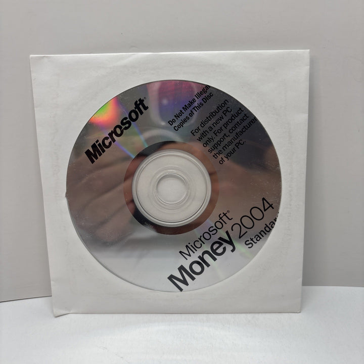 Microsoft Money 2004 Standard Edition Software CD New Sealed.