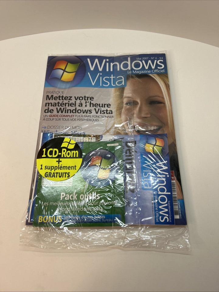Windows Vista Le Magazine Officiel Mai 2007 No 4 - Sealed With Tear - With CD