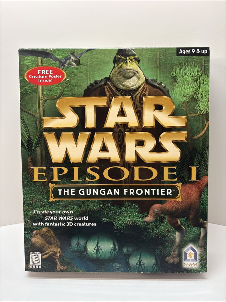 Star Wars Episode 1 The Gungan Frontier Pc Video Game - New Sealed NIB
