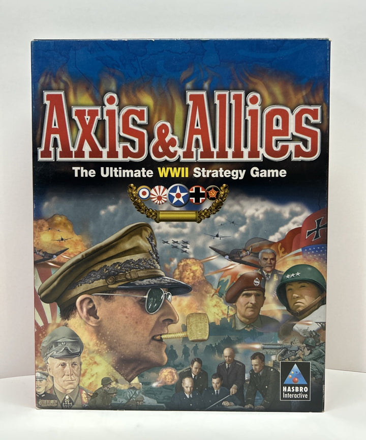 Axis & Allies (PC, 1998) Big Box WWII Strategy Game Windows 95/98 Complete - EU