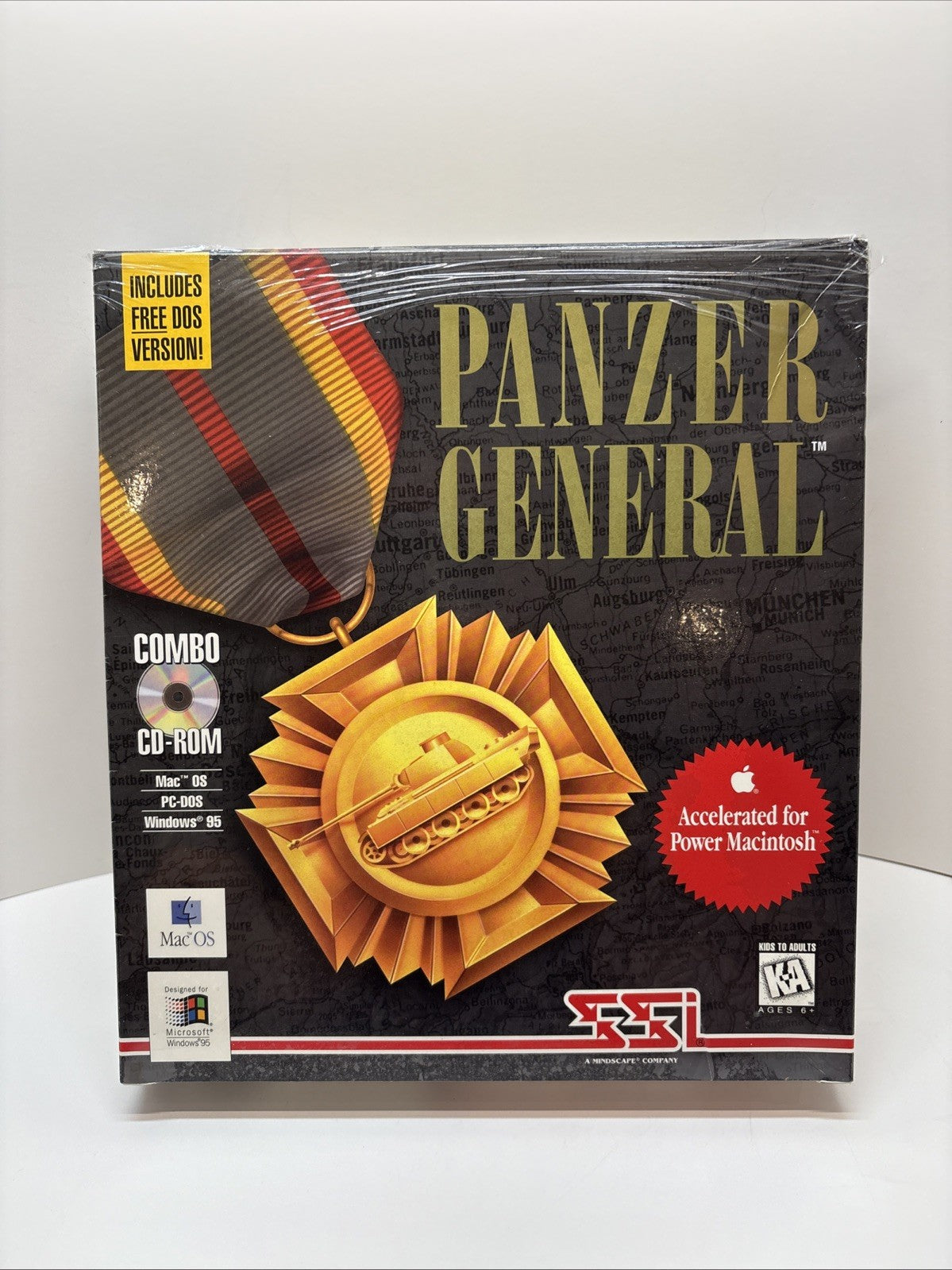 Panzer General Big Box PC/Mac Combo CD-ROM Complete w/ Manual & Inserts SSI