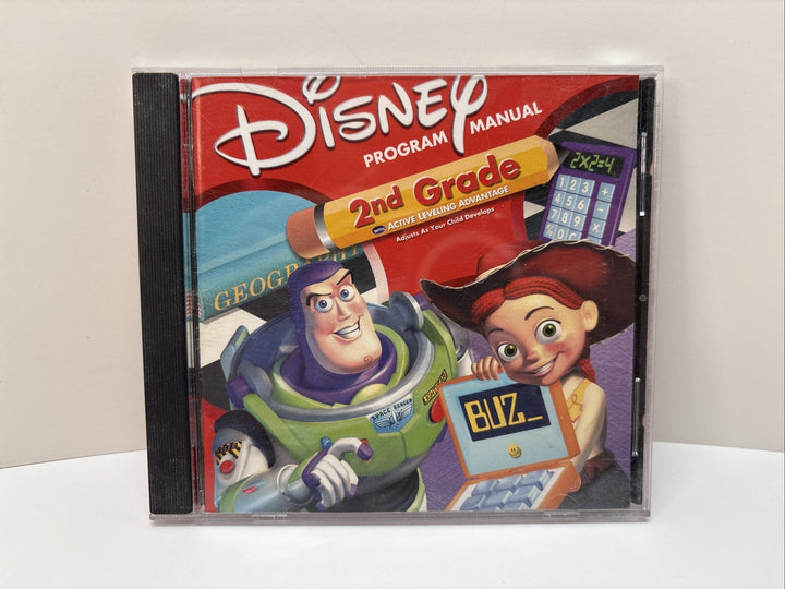 Disney Buzz Lightyear Pixar 2nd Grade Program Manual PC CD-ROM Windows