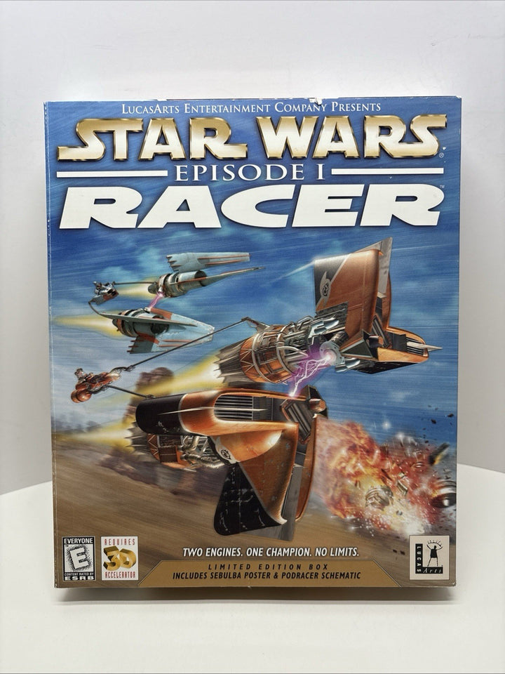 Star Wars Racer Episode 1 PC Big Box Sebulba Edition COMPLET CIB RARE