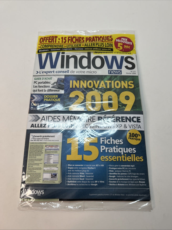 Windows News Magazine Février 2009 #177 - Sealed Sous Blister