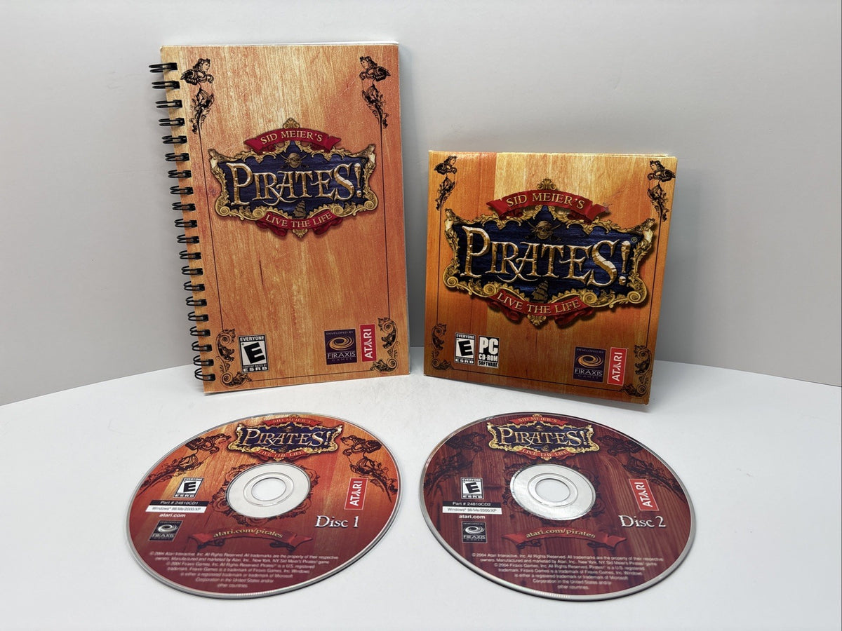 Sid Meier's Pirates! Live the Life (2005) PC CD-ROM With Sleeve and Manual