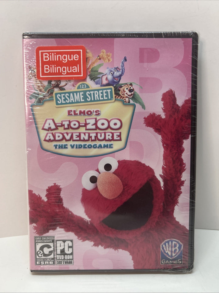 Sesame Street: Elmo's A-to-Zoo Adventure -- The Videogame (PC, 2010) Sealed