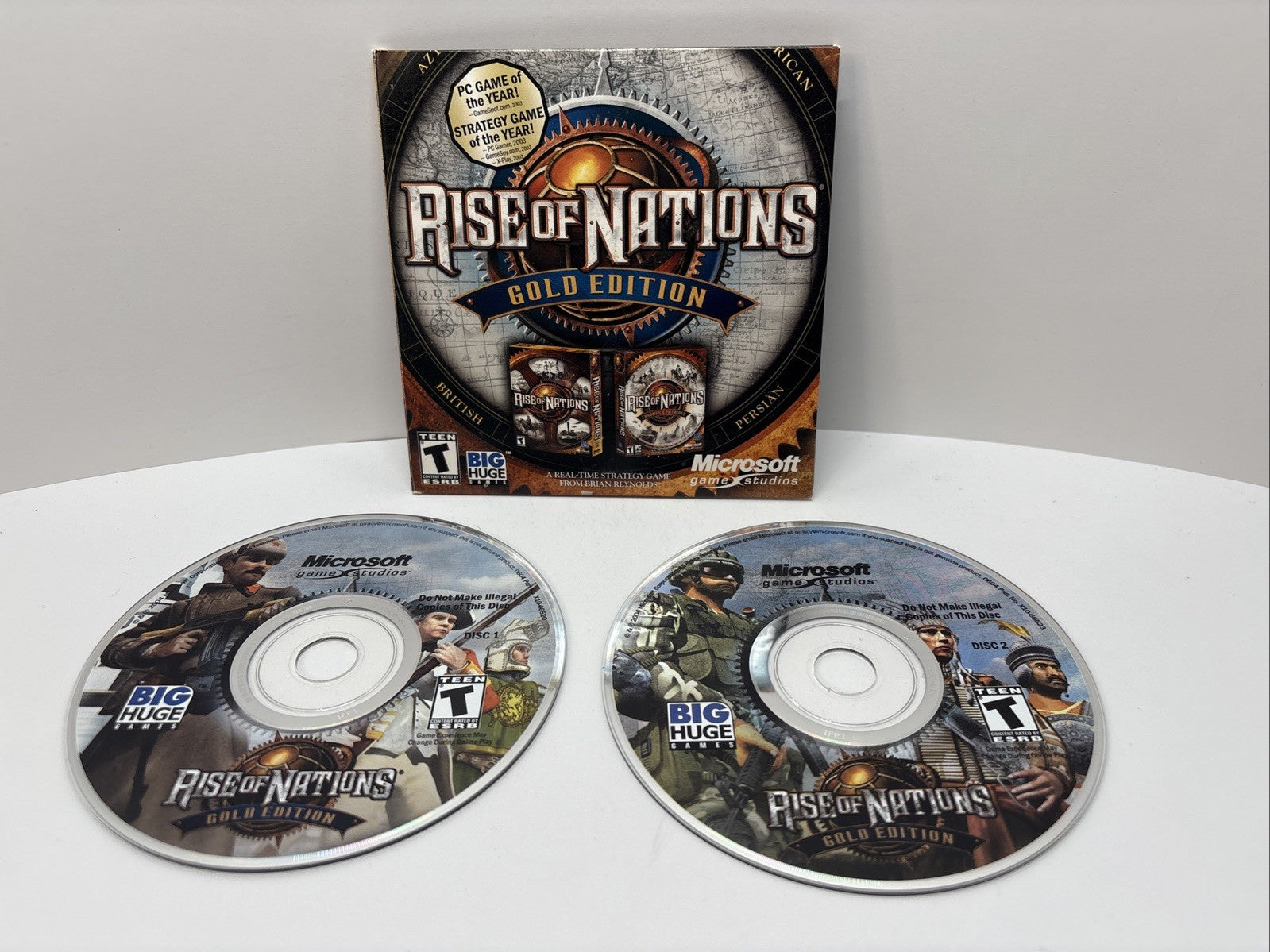 Rise of Nations Gold Edition (2004) PC CD-ROM - Microsoft Game Studios