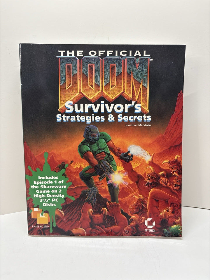 The Official DOOM Survivor’s Strategies & Secrets (1994) + 3.5” Disks (sealed)