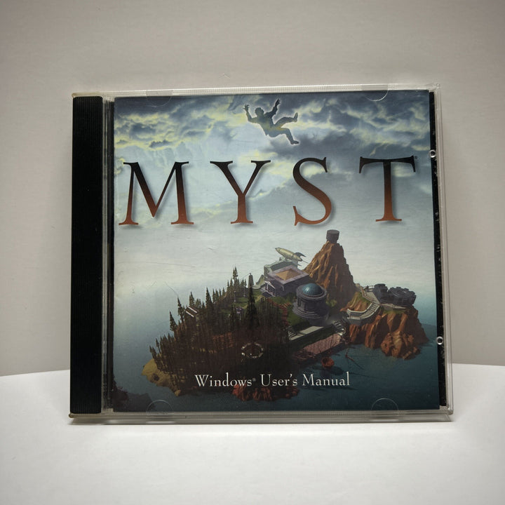 Myst PC CD-ROM Jewel Case, Disc + Manual 1996 Release for Windows 3.1  and 95