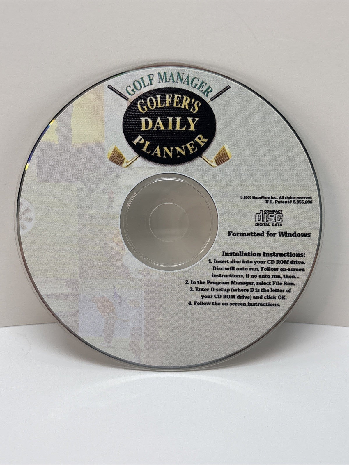 Golf Manager Golfer’s Daily Planner PC
