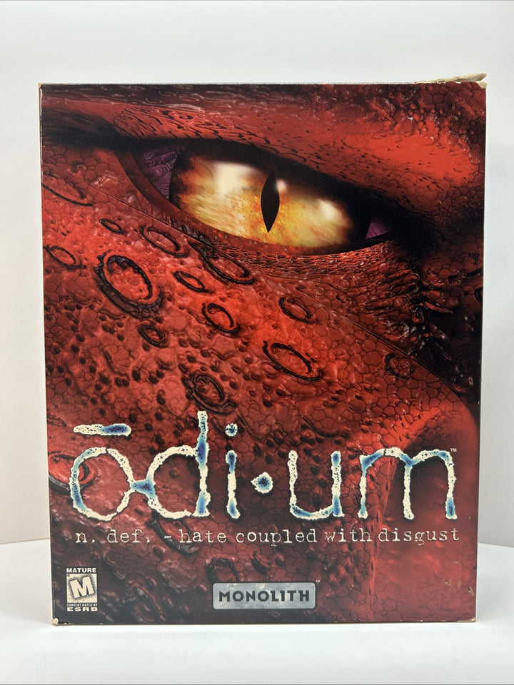 Odium PC 1999 PC Big Box Game Window 95/98 CIB Complete
