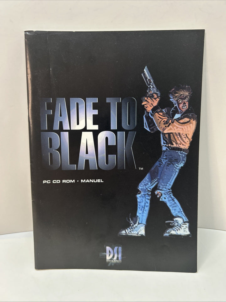 Fade to Black (1995) PC game - Manual Only - French Français