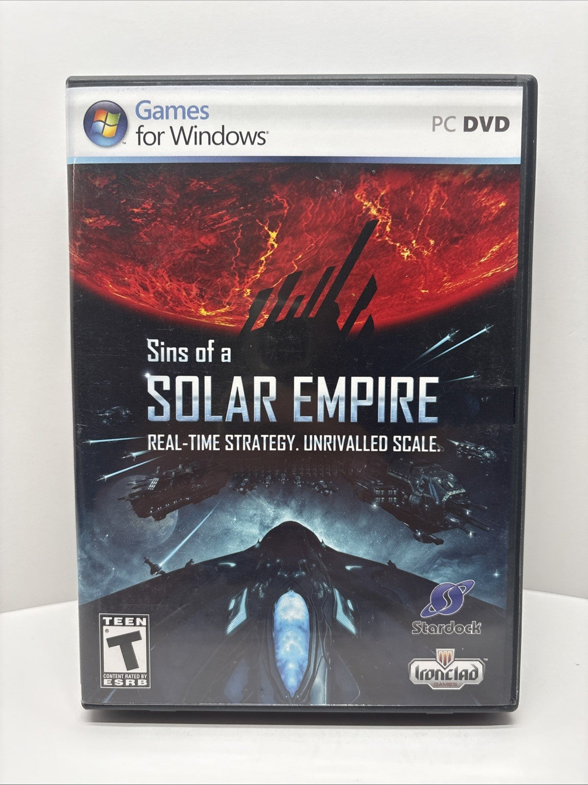 Sins of a Solar Empire (PC, 2008) Windows Real Time Strategy RTS Complete