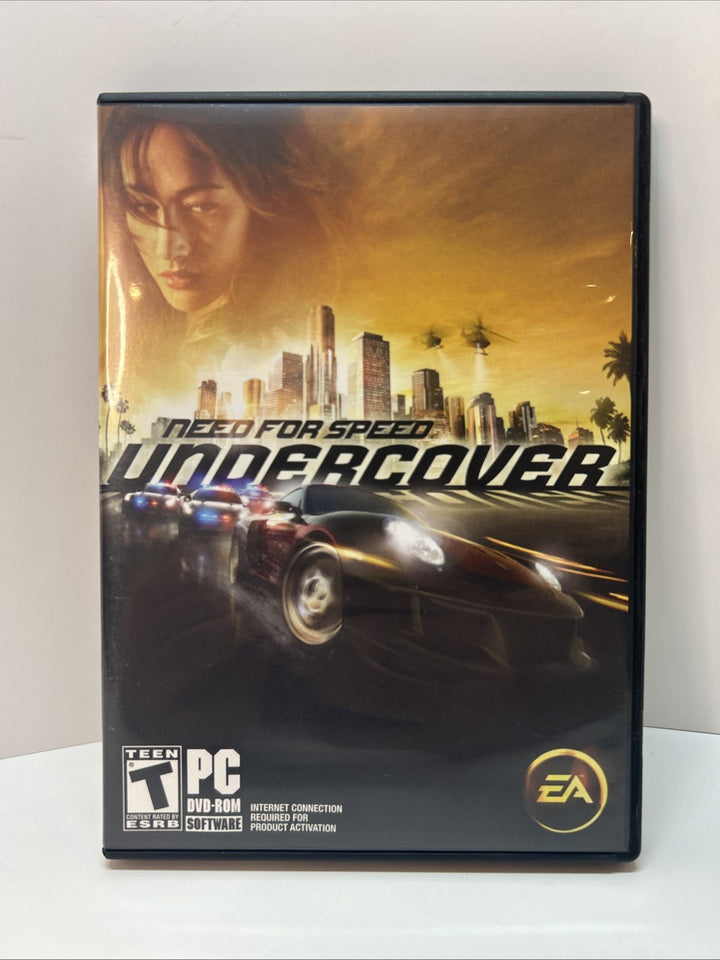 Need for Speed: Undercover (PC, 2008) Complete W/Manual CIB