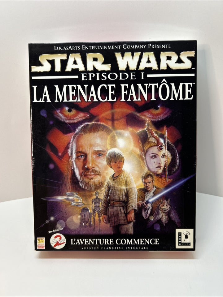 STAR WARS EPISODE 1 LA MENACE FANTÔME COMPLET BIG BOX PC VERSION FR CIB