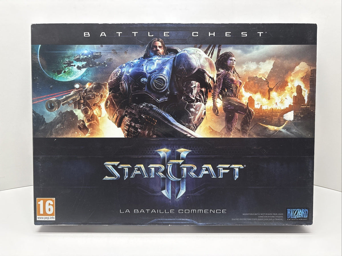 StarCraft 2 II: Battle Chest (PC) WIN MAC DVD + DVD ROM - French Français