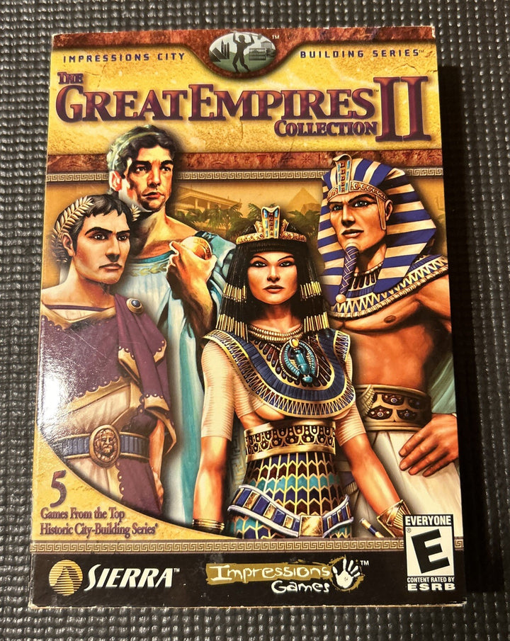 The Great Empires II Collection (PC, Sierra) 4-Disc Set with Box