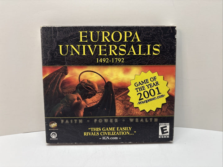 Europa Universalis - 1492-1792 (PC CD-ROM)