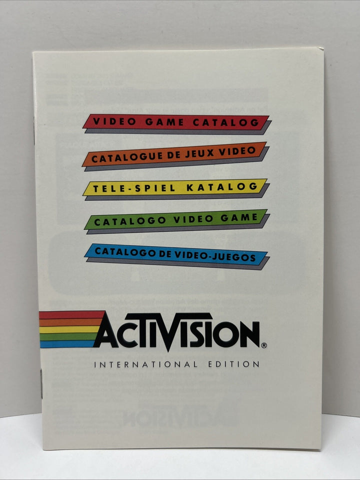 Activision Atari 2600 Video Game Catalog International Edition 1983