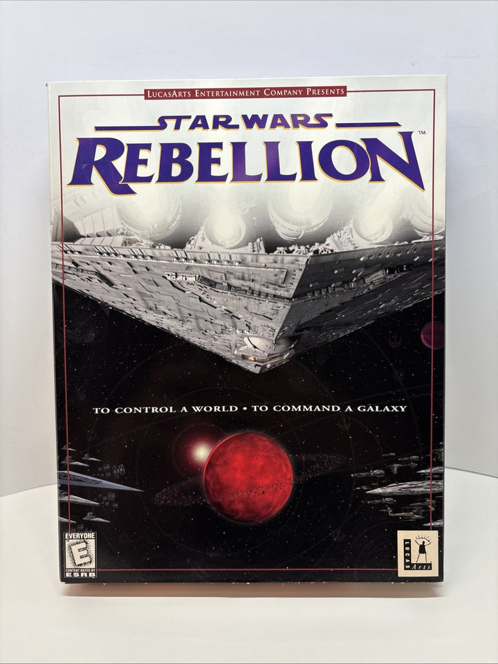 Star Wars Rebellion PC Big Box 1998 LucasArts Strategy Game