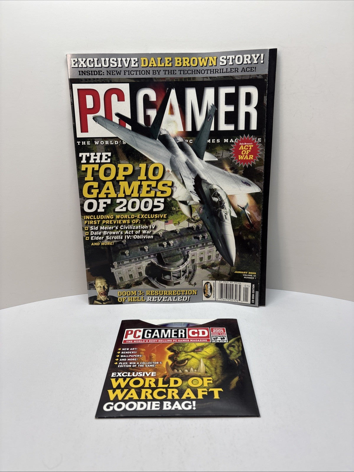PC Gamer Magazine Issue 132 January 2005 - Top 10 Games Of 2005 + Demo Disc