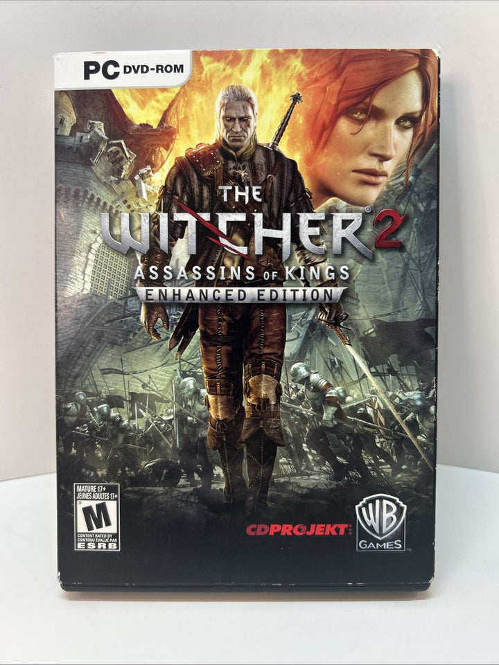 The Witcher; 2 Assassins of Kings; Enhanced Edition PC DVD-ROM + Manual-Map CIB