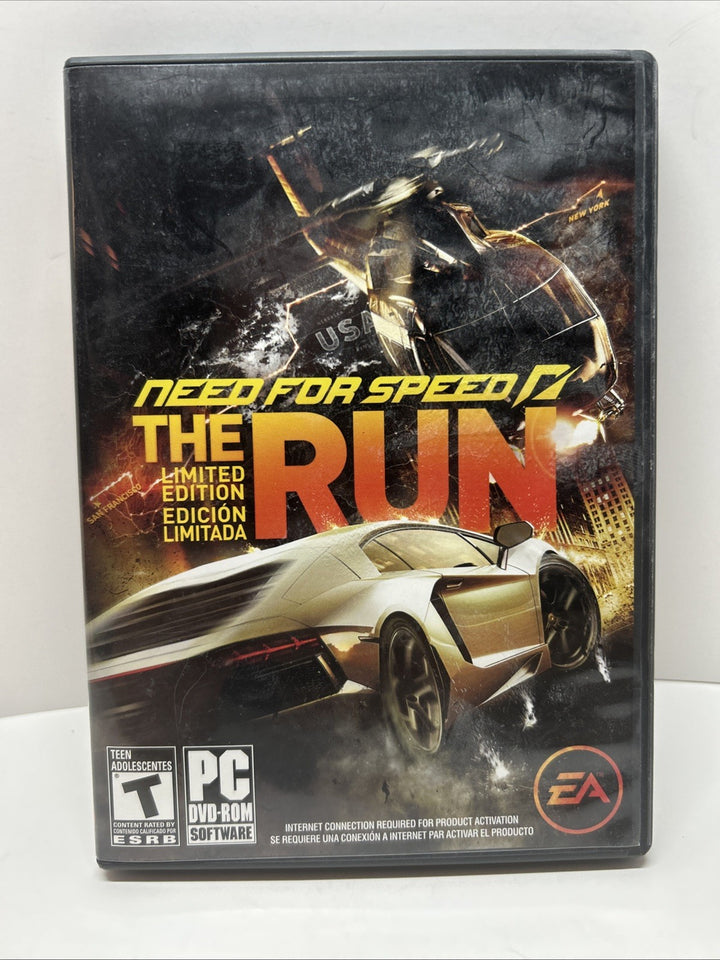 Need for Speed: The Run -- Limited Edition (PC, 2011) CIB