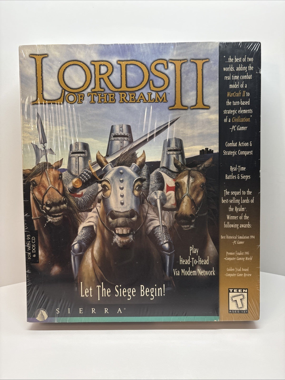 Lords of the Realm II, 1996, Big Box, New & Sealed