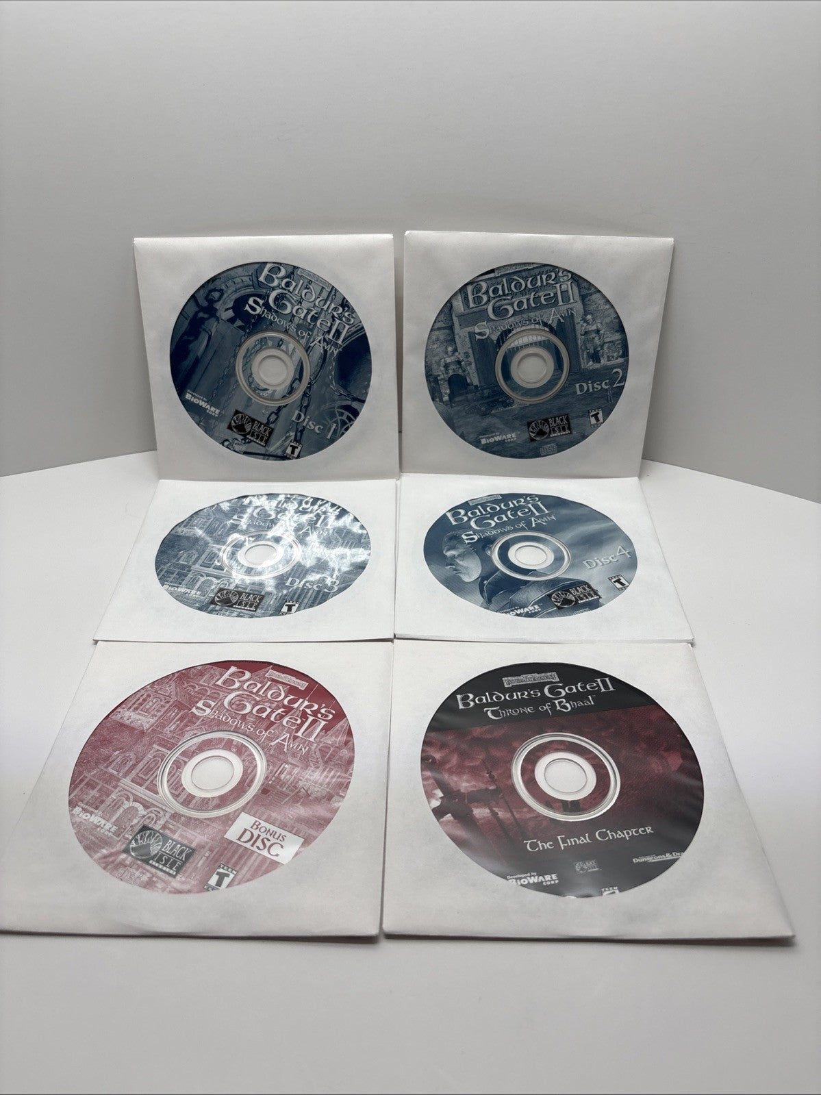 Baldur's Gate II The Collection (2003) includes Throne Of Bhaal - Discs Only (6)