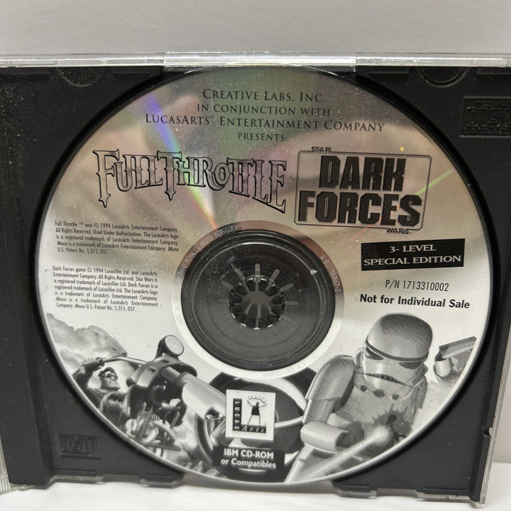 Full Throttle + Star Wars Dark Forces 3 Level Special Edition PC