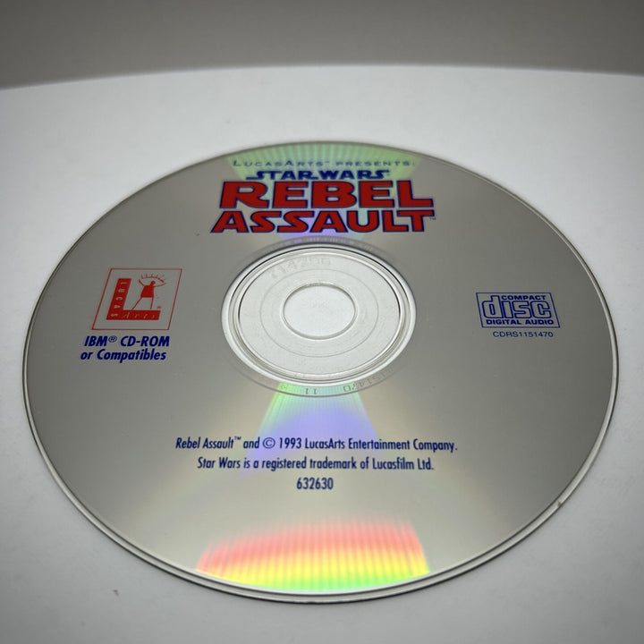 Star Wars Rebel Assault (Windows PC, 1993) Lucasarts Starwars Game (Disc Only)