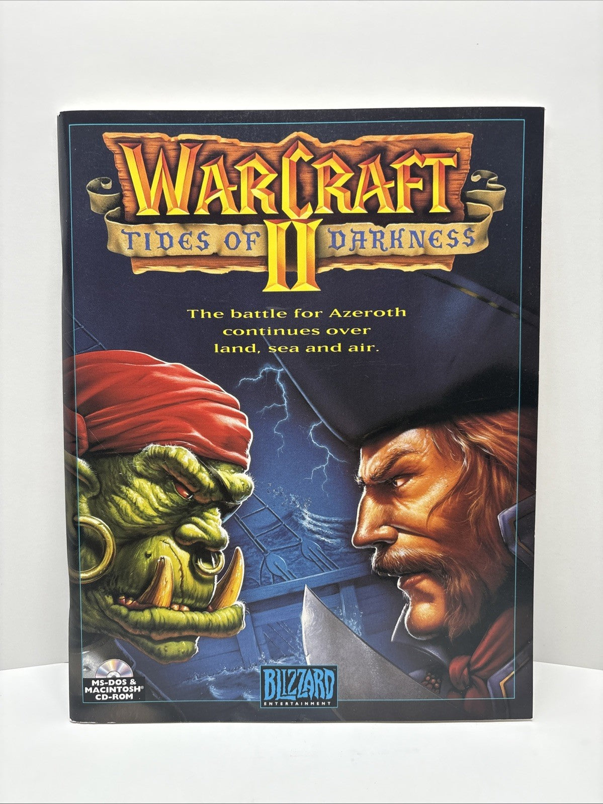 WarCraft II Tides of Darkness Instruction Manual Book Only ~1996 PC/Mac