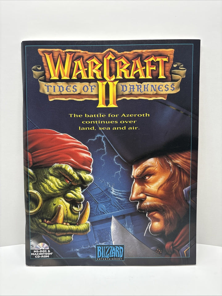 WarCraft II Tides of Darkness Instruction Manual Book Only ~1996 PC/Mac