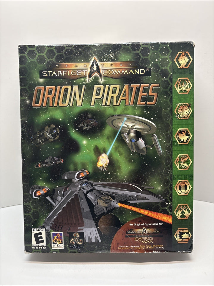 Star Trek: Starfleet Command - Orion Pirates, 2001, Big Box + Bradygames Guide