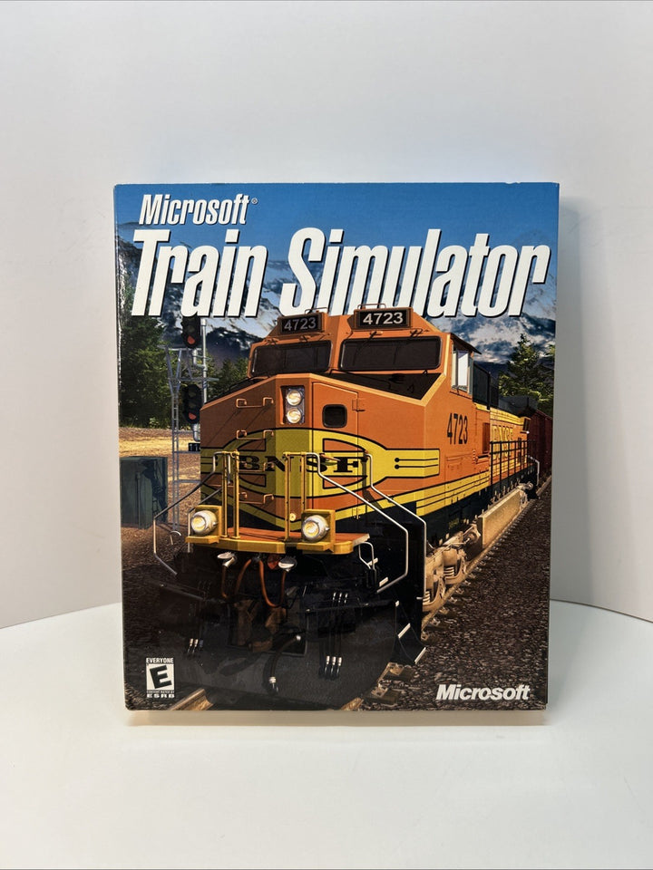 Microsoft Train Simulator (PC, 2001)  Computer Game Big Box - No Cardboard