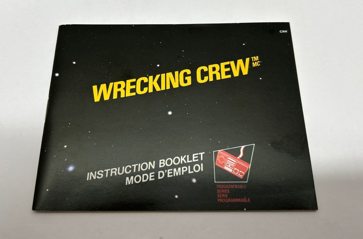 Wrecking Crew - Nintendo NES - Instruction Booklet Manual Only (CAN)