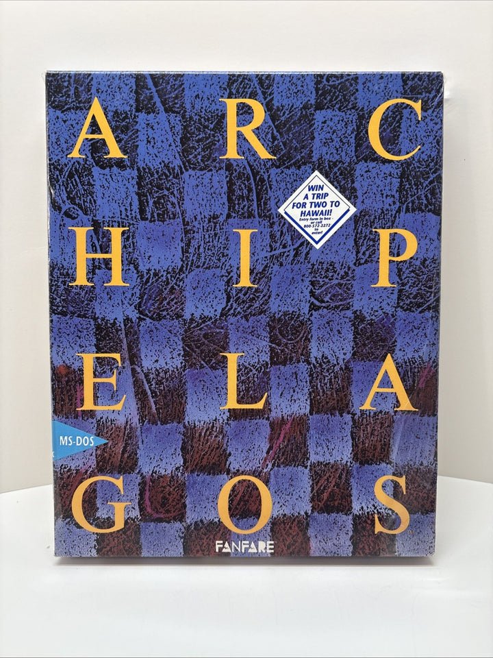 Archipelagos IBM PC 3.5 Floppy Big Box Fanfare 1989