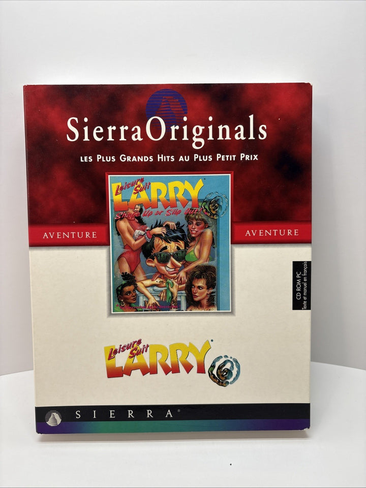 Leisure Suit Larry 6 Shape Up Or Slip Out (1994) CD-ROM Sierra Originals French