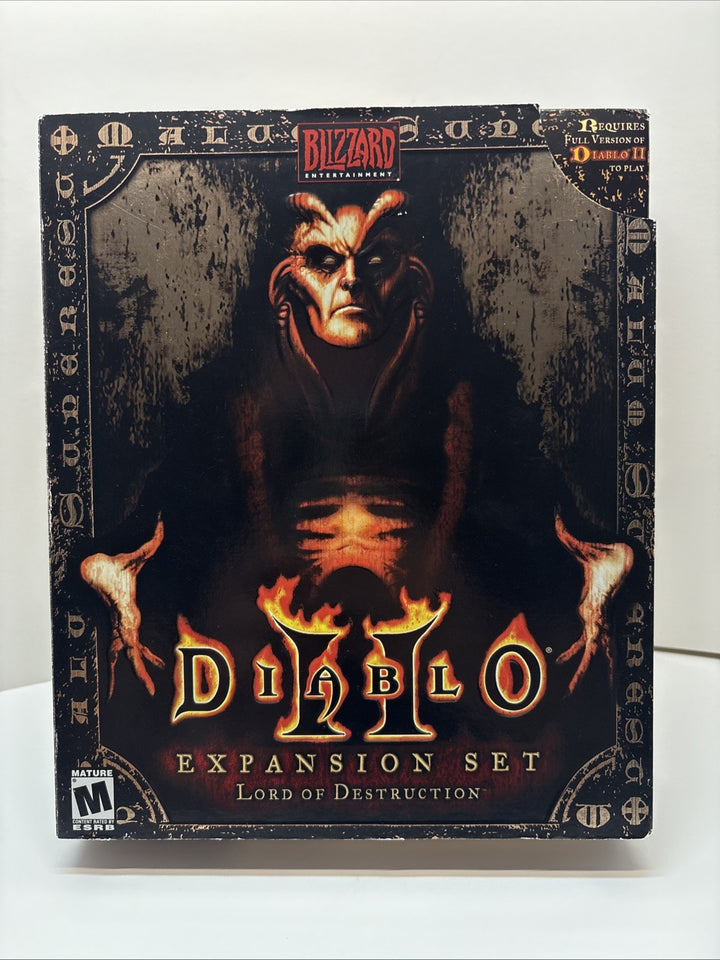 Diablo II 2 Lord of Destruction Expansion Set *Big Box Version* 2001 CIB
