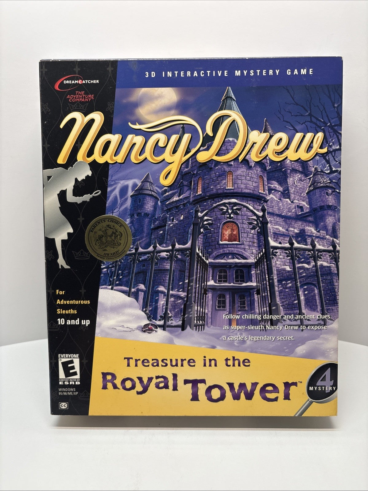 Nancy Drew: Treasure In the Royal Tower (2001) PC CD-ROM - Rare Big Box