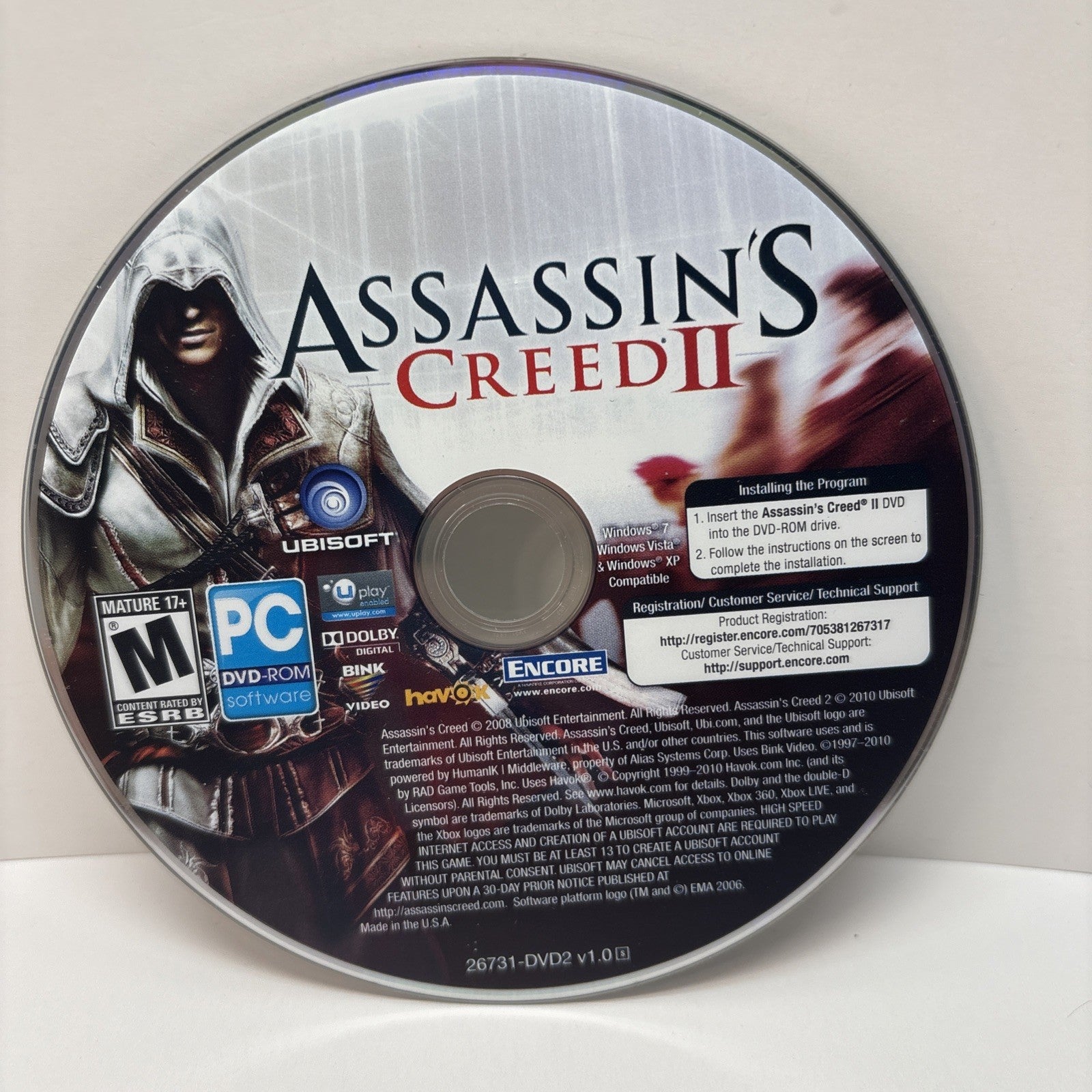 Assassin's Creed II (2009) - PC DVD-ROM - Disc Only