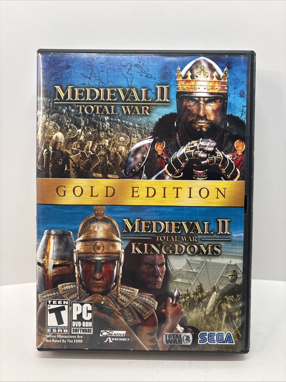 Medieval II Gold Edition (Total War & Total War Kingdoms) PC DVD With Poster