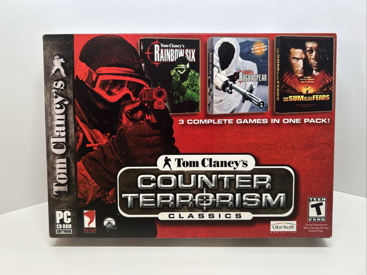 TOM CLANCY’S COUNTER TERRORISM CLASSICS PC CD-ROM BRAND NEW SEALED 2003 UBISOFT