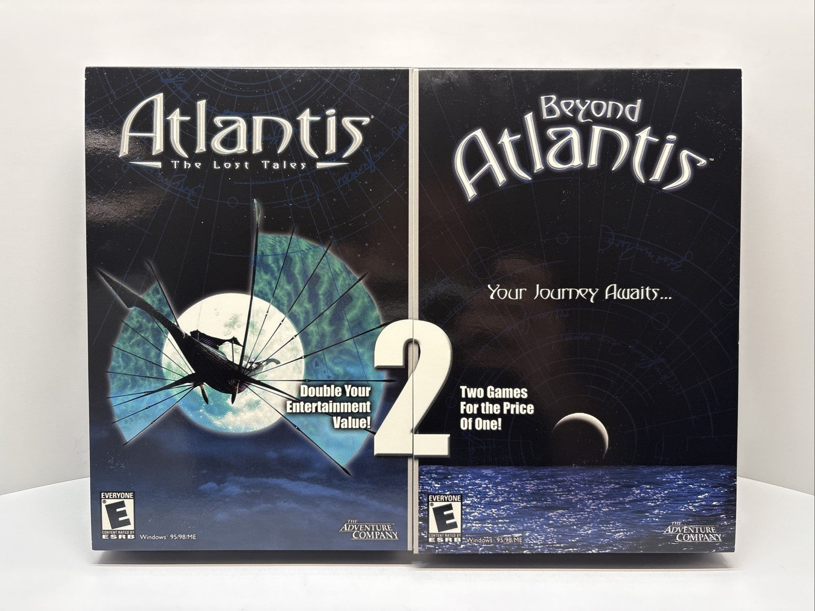 Atlantis The Lost Tales & Beyond Atlantis PC Big Box 2-Game Set - New Sealed