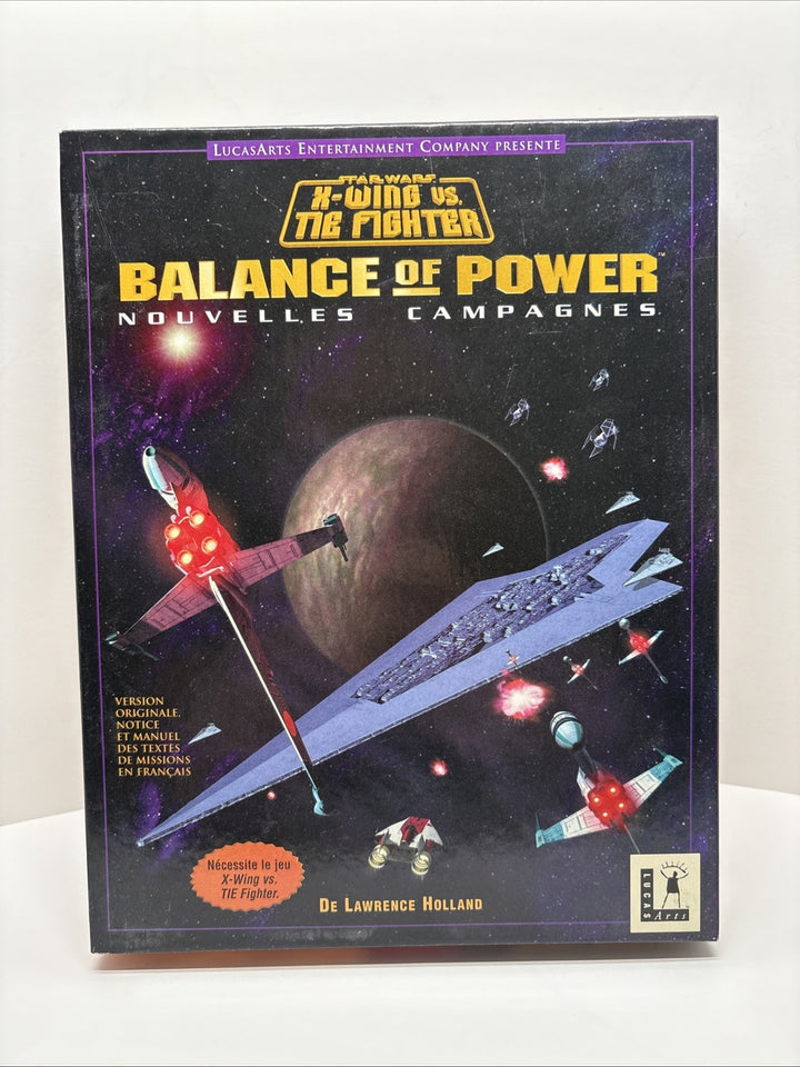 Star Wars X-Wing vs Tie Fighter Balance of Power Campaigns PC BIG BOX - French