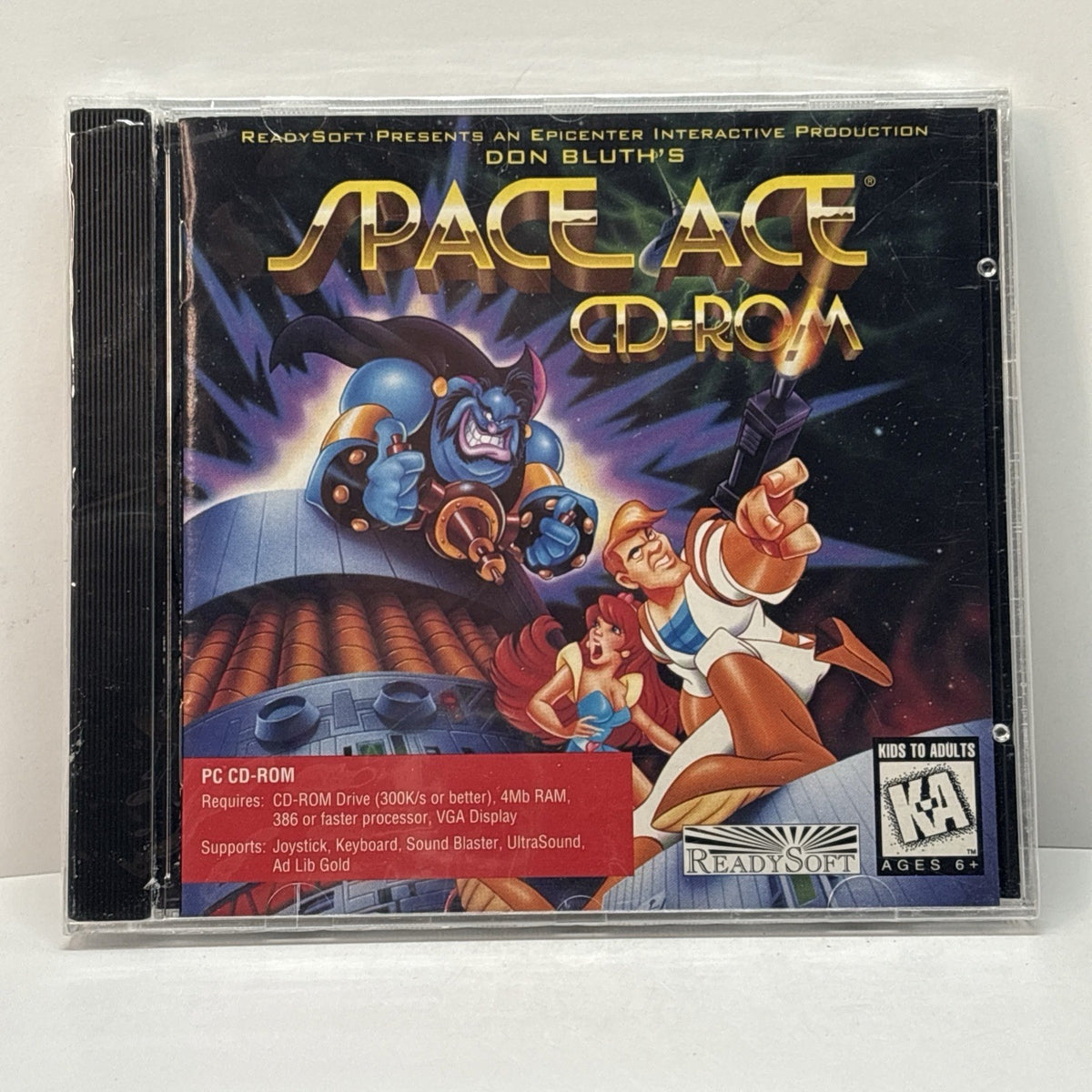 Space Ace CD-ROM PC FMV Game (ReadySoft, 1994) New - Sealed
