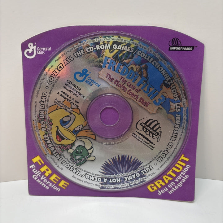 Freddi Fish 3 PC The Case Of The Stolen Conch Shell PC Windows General Mills