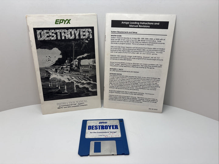 Destroyer for Commodore Amiga Epyx 1987